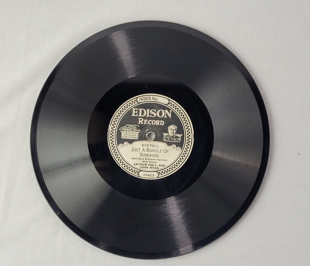 Edison Diamond Disc Record 51576 Just a Bundle of Sunshine / Let it Rain....