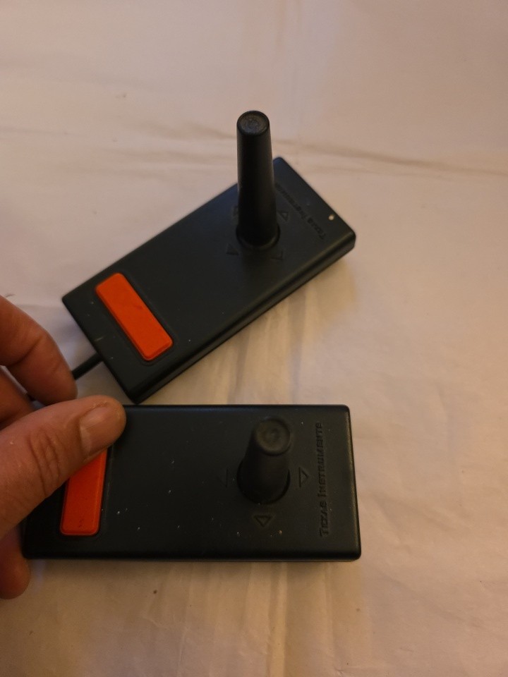 Texas Instruments 99/4a Home Computer UNTESTED With 3 Games & Paddles , "Read"