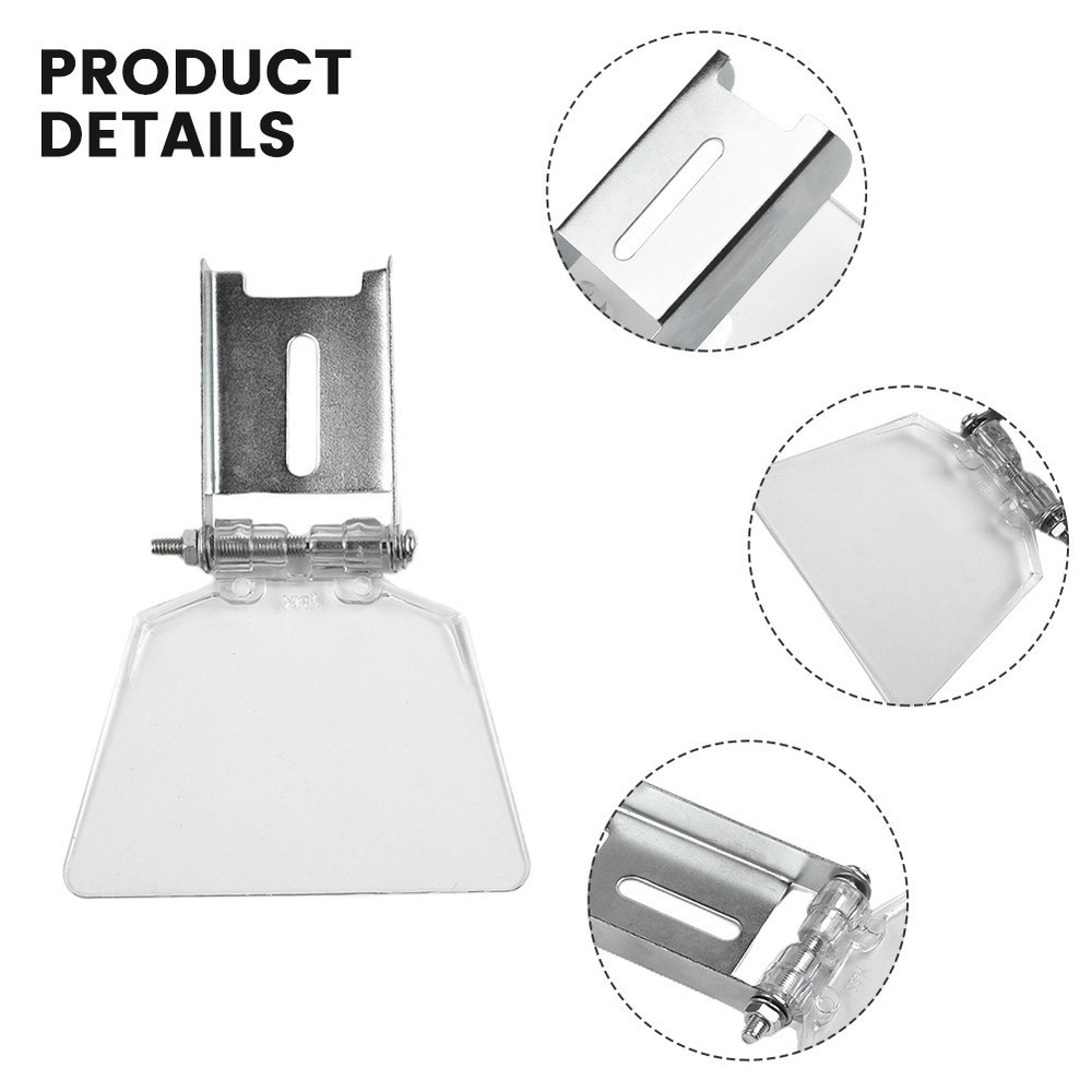 2pcs Replacement Guard Bench Grinder Eye Protection Safety Shields With Bracket