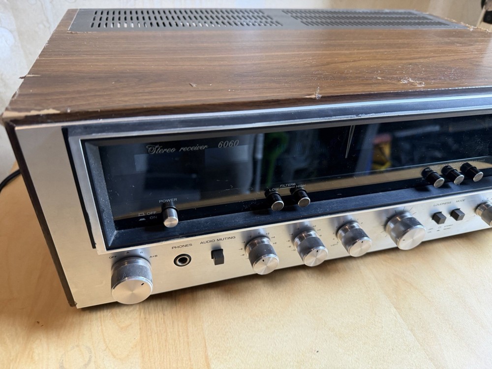 Sansui 6060 Stereo Receiver - READ DESCRIPTION