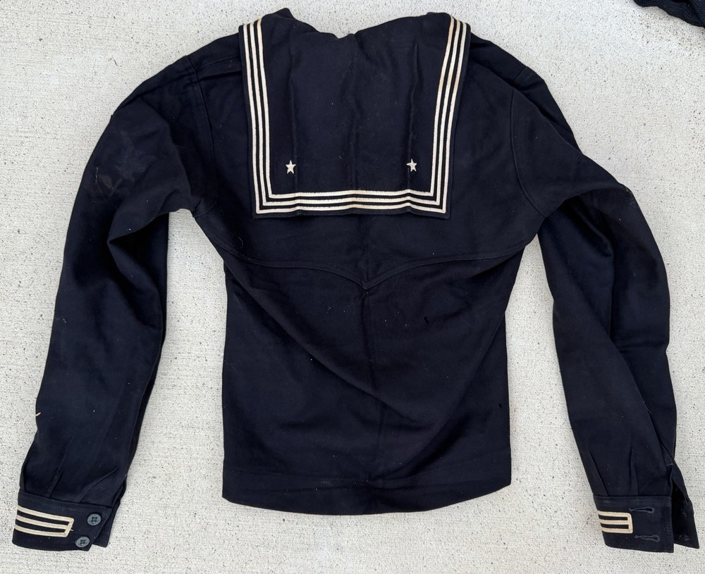U. S. Navy WW2 Sailor Named Wool Jumper