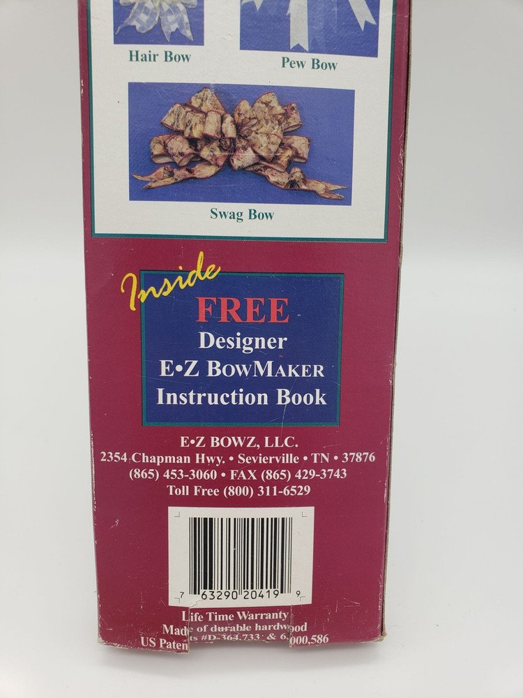 Deluxe EZ Bowmaker Bow Making Tool Wood Spool Spindle Craft Bow Maker