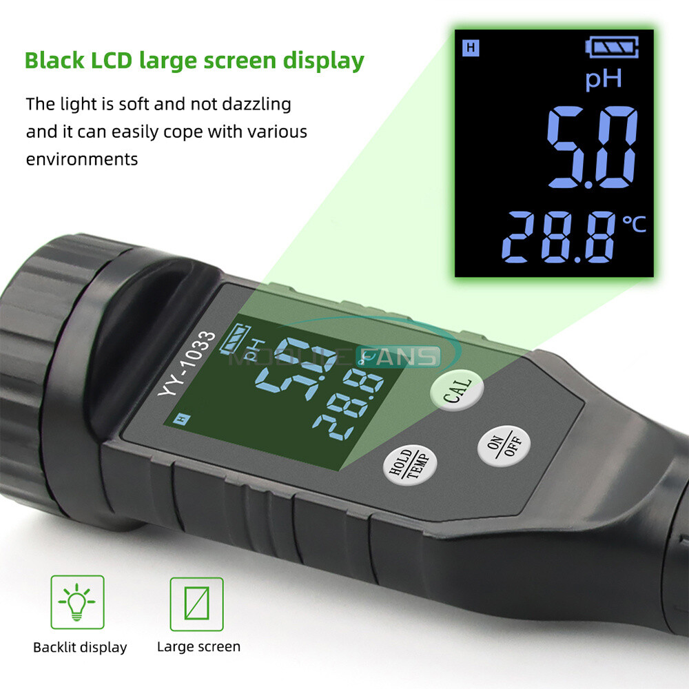 Smart Soil PH Meter 0.0~14.0pH Bluetooth Soil Data Logger Temp Acidity Analyzer