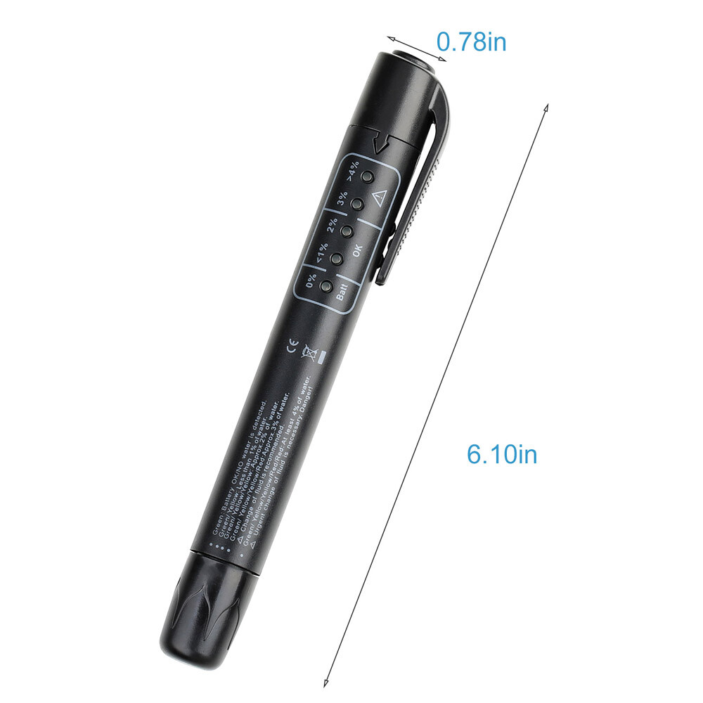 Brake Fluid Tester Cars LED Indicator Auto Oil Testing Tool for DOT3/DOT4/DOT5