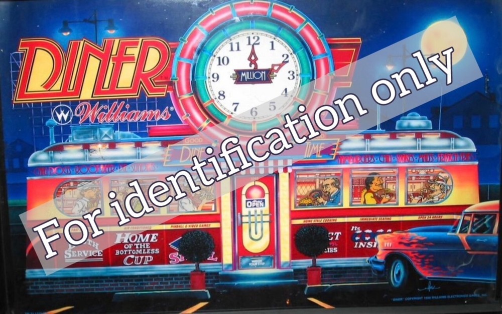 1990 Williams Diner Pinball Machine Rubber Ring Kit