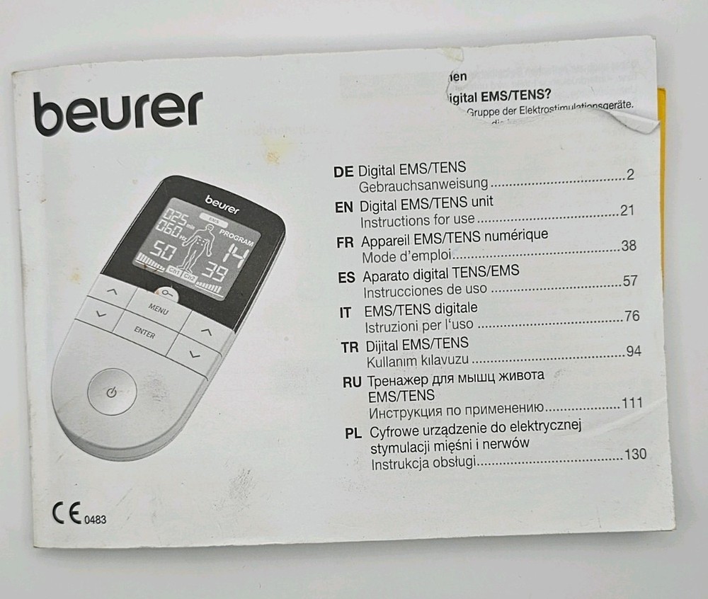 Beurer EM 49 Digital EMS/TENS Device White