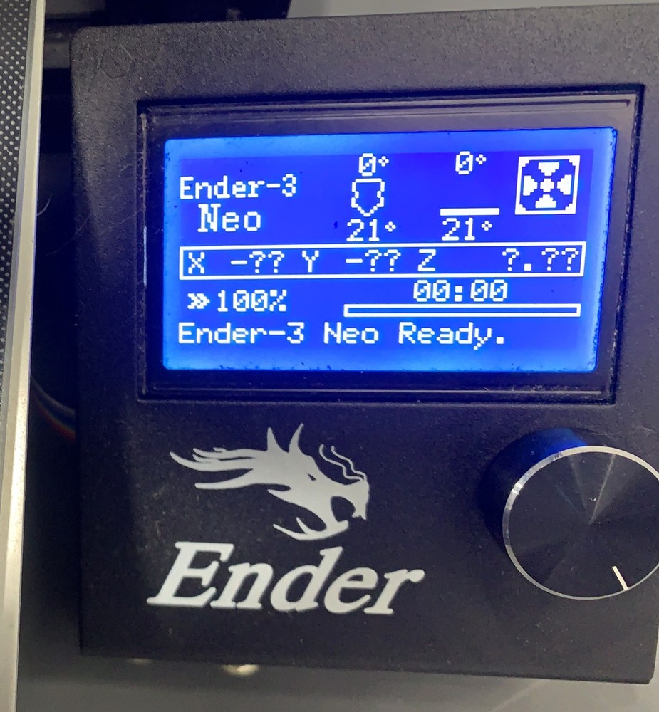 Creality Ender-3 Neo 3D Printer 100V Power Tested Please Read