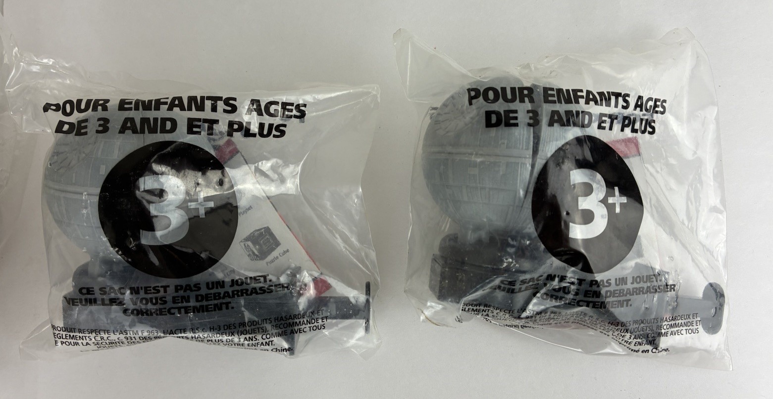 Star Wars Trilogy Taco Bell Toys 1996 Yoda Cup Topper Pizza Hut Episode 1