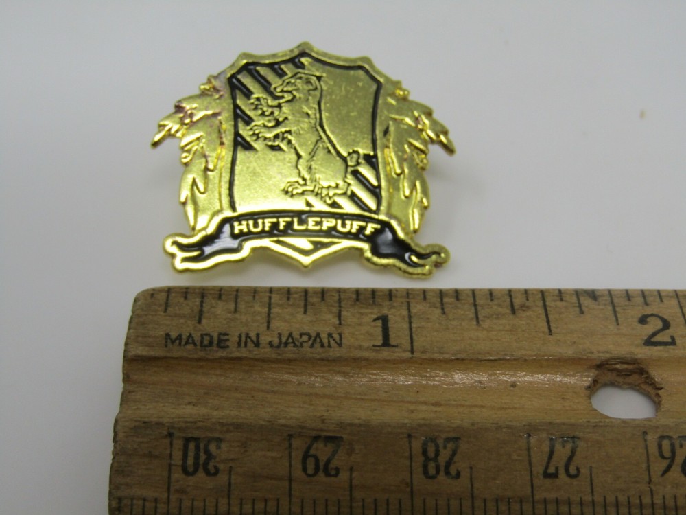 Hufflepuff Crest Pin Gold Tone 2016