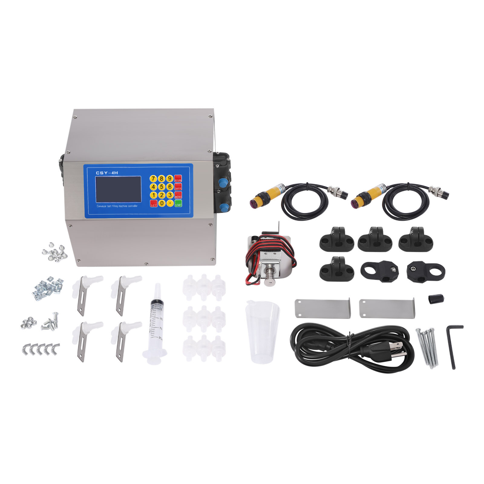 4-Head Automatic Liquid Filling Machine Mini Filling Line 10-500ml Bottle Filler