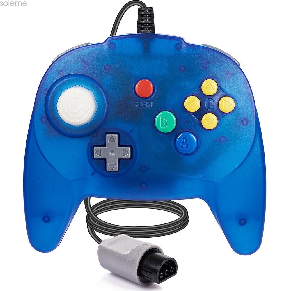 For Nintendo 64 Video Game Console Gamepad Joystick Joypad Wired Controller