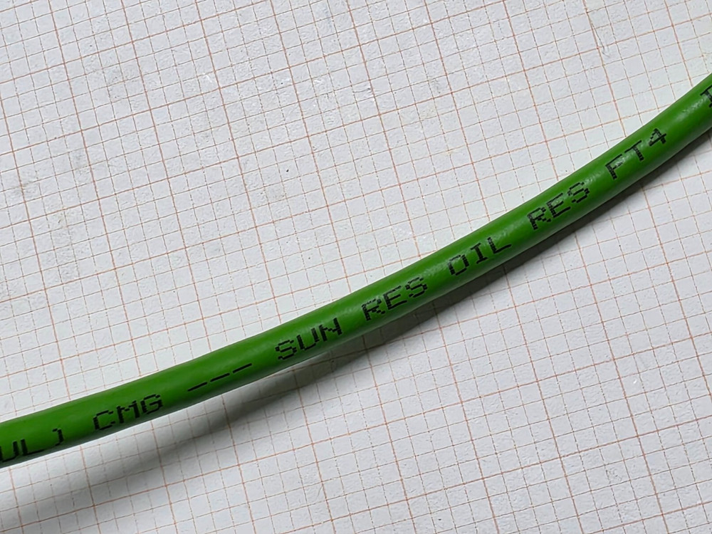 Belden 7960A 22/2P DataTuff CAT5e PROFINET Type A Network Cable PLTC Green /25ft
