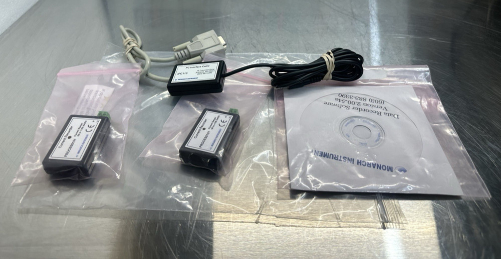Monarch Instrument Process101 Current Recorder Lot w/ Cable Software -Calibrated