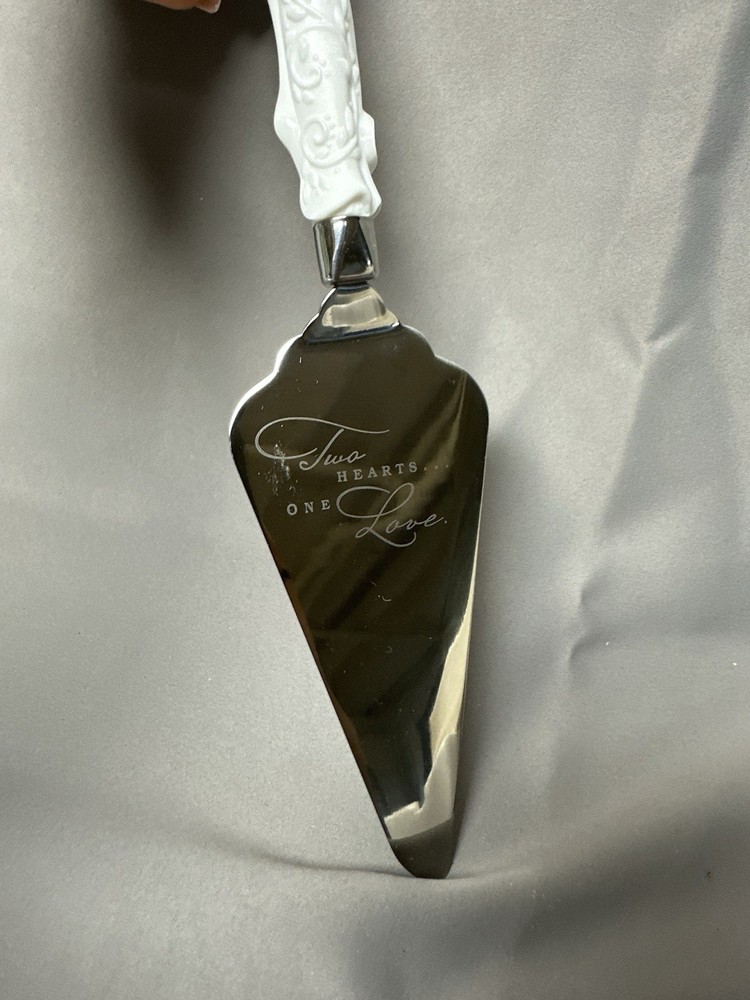 Hallmark Keepsake Wedding 3-piece Serving Set Cake Knife, Server, Dessert Plate