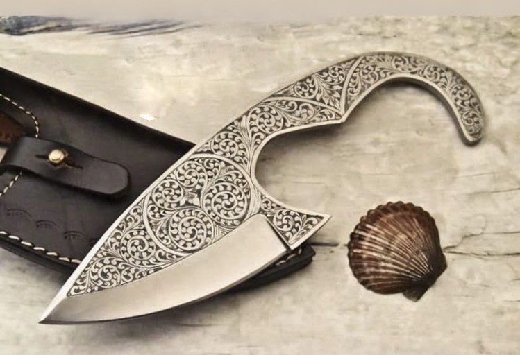 CUSTOM D2 STEEL HANDE MADE  KNIFE ......