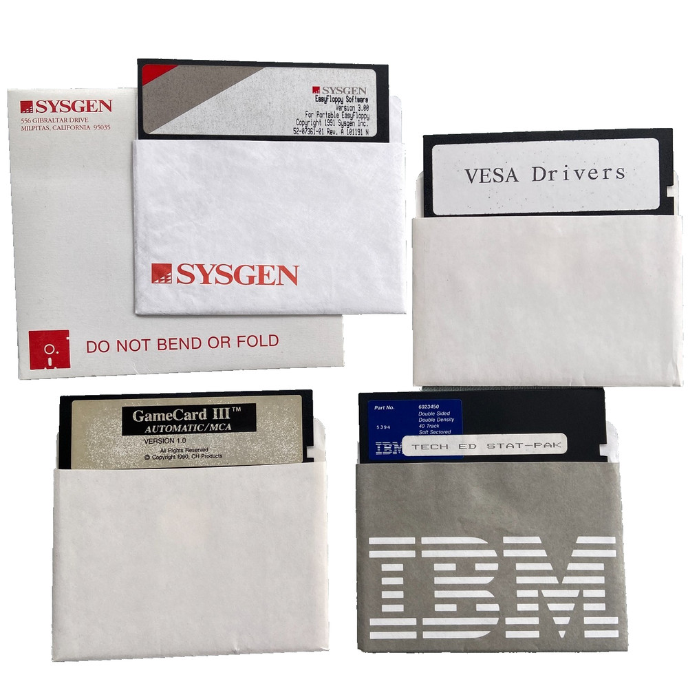 Software Sysgen EasyFloppy V3.00 Vesa Drivers GameCard III Automatic/MCA V1.0 Te