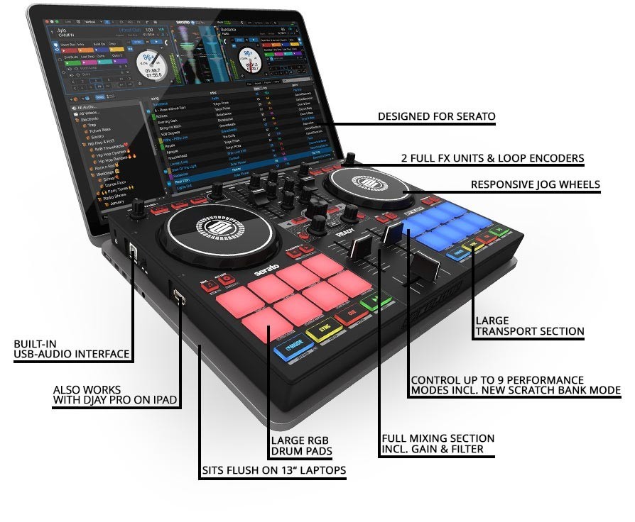 reloop READY Portable Performance Controller for Serato