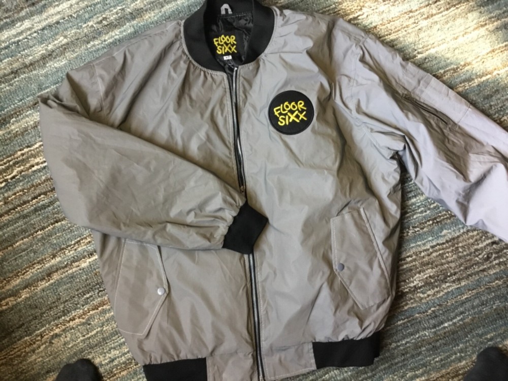 Floor sixx Reflective Bomber Jacket  - XL - See pics