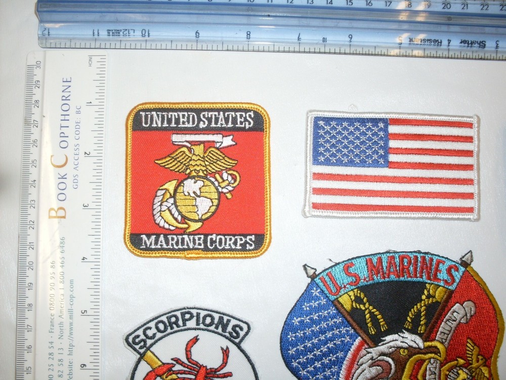 Marines Marine Corps Patches USA Patch embroidery 8 patch collection