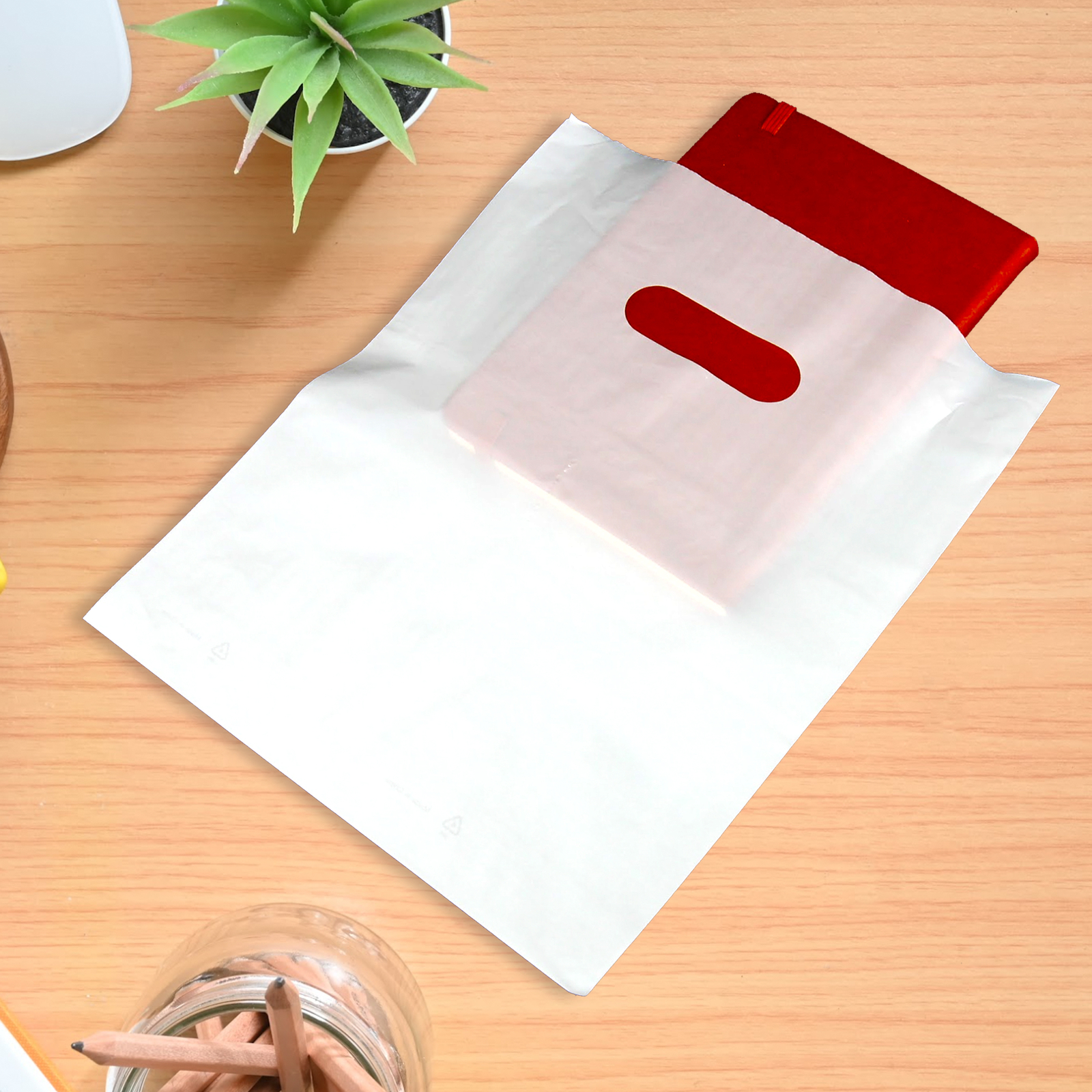 SSWBasics Small Low Density White Merchandise Bags - 9”W x 12”H - Case of 1000