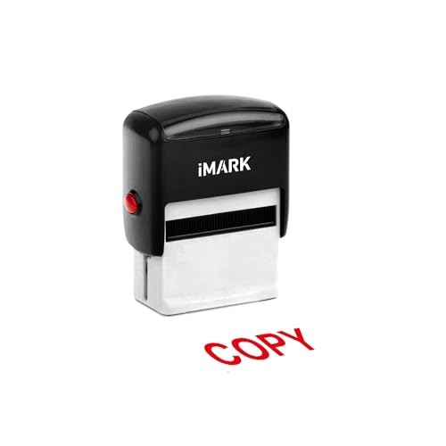 iMARK Self-Inking Stamp Rubber Stamp, Red Ink (Copy) COPY