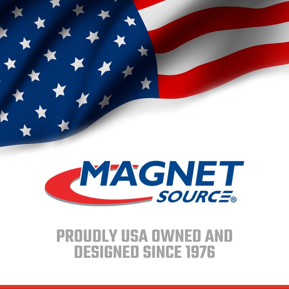 Master Magnetics Ceramic Latch Magnet Assemblies - Rectangular with Center...