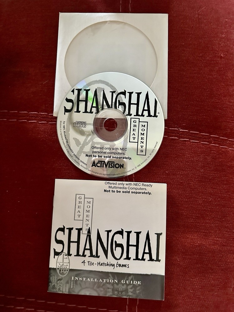 Vintage NEC Microsoft 95 Software CD bundle