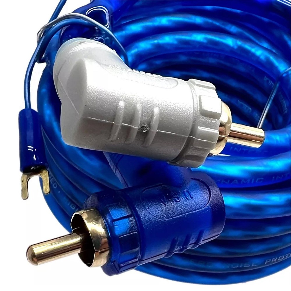 XScorpion 18-Foot Right Angle Triple Shielded RCA Cable with Remote Wire