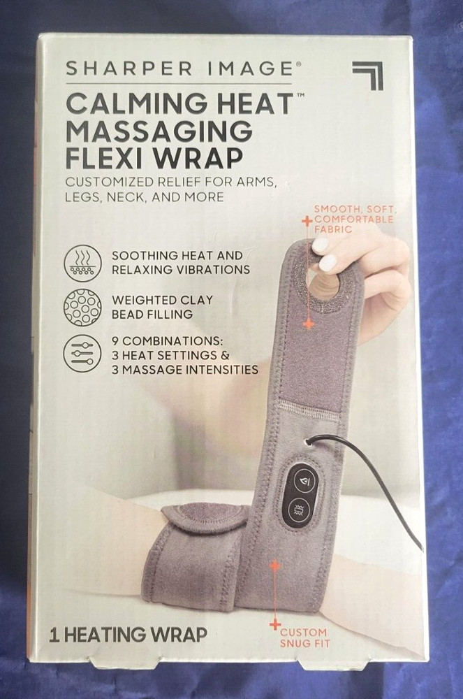 Sharper Image Calming Messaging Flexi Heat Wrap