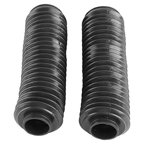 Motorcycle Fork Boots, 1 Pair Black Motorcycle Front Fork Tubes Boots Rubber