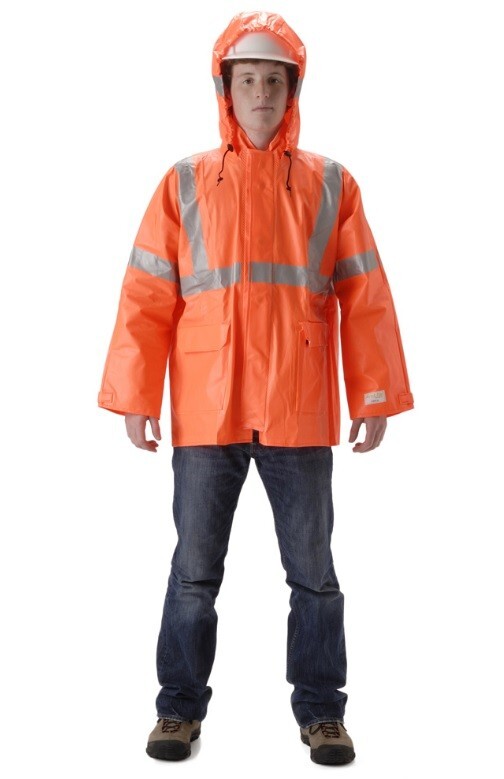 2XL NASCO ArcLite ProSeries High Visibility Rain Jacket Orange HR