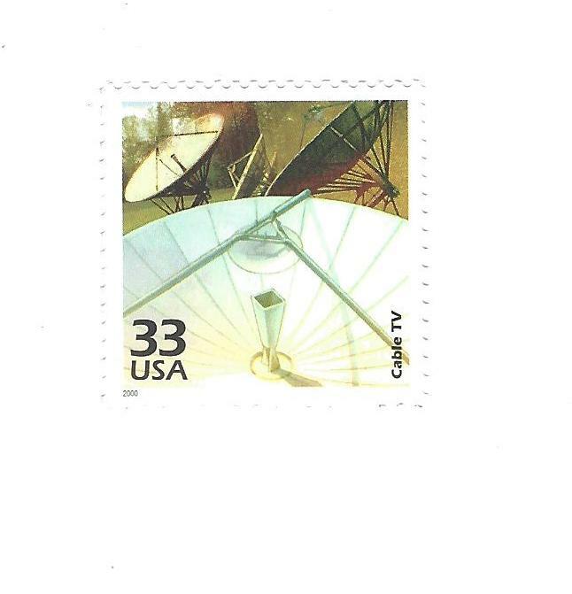 STAMP US SCOTT 3190f "Cable TV" 33 CENT 2000 MNH