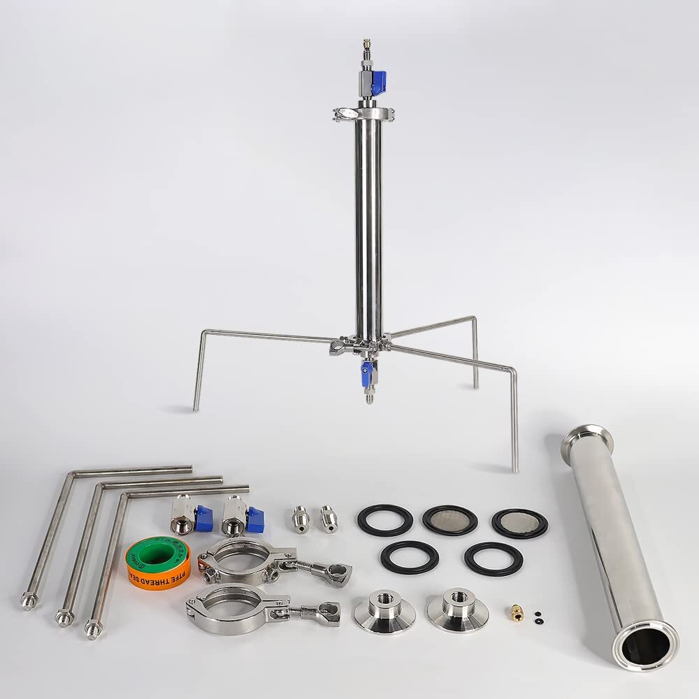 45/90g Closed Loop Extractor Closed Column Pressurized Vacuum Chamber w/ Tripod