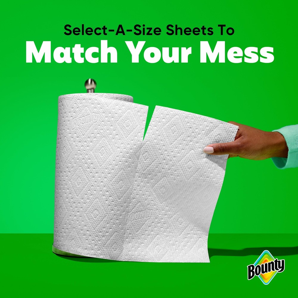 Select-A-Size Paper Towels, White, 2 Mega Rolls = 8 Regular Rolls