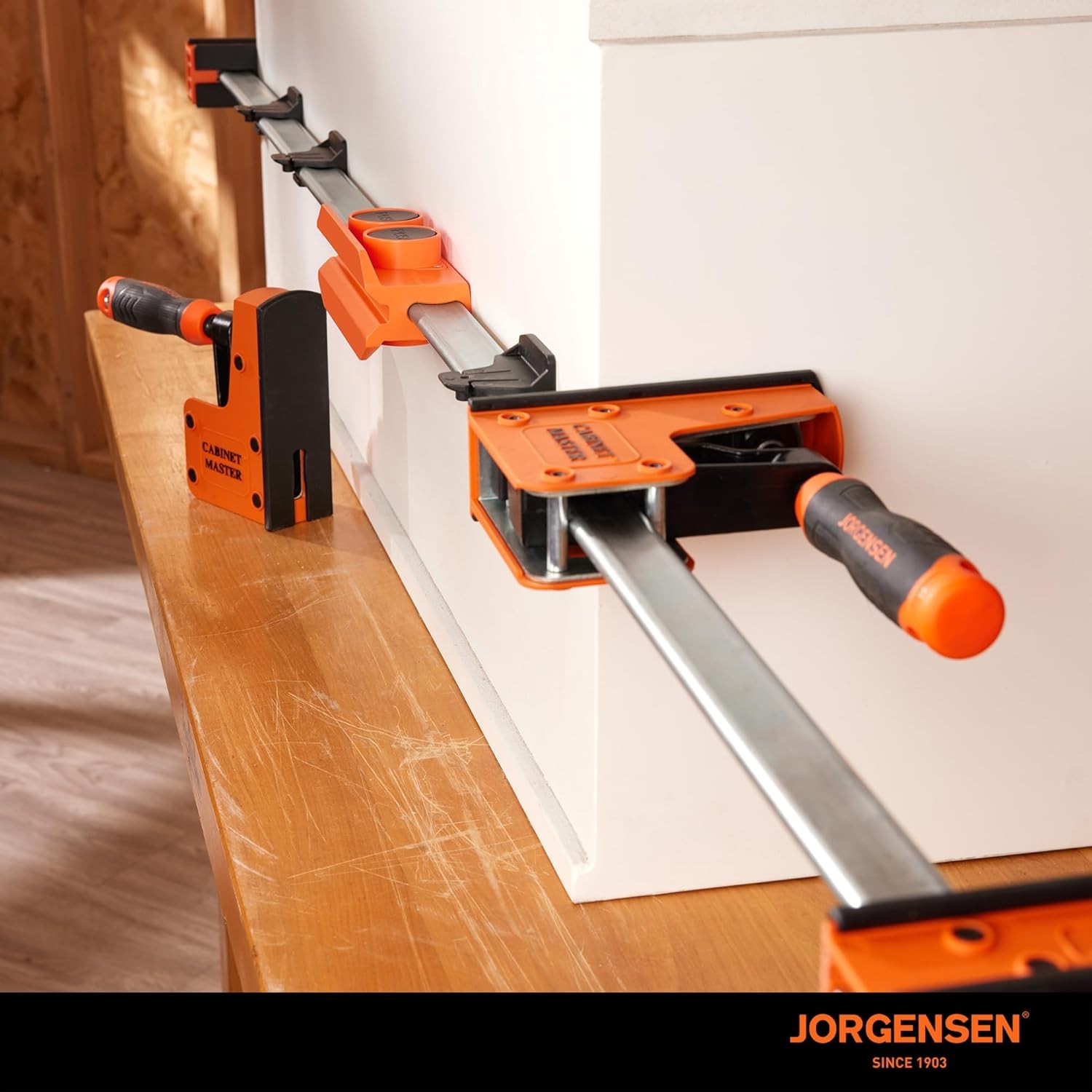 Jorgensen Parallel Clamp Extender Heavy-Duty Aluminum Connector for Woodworking