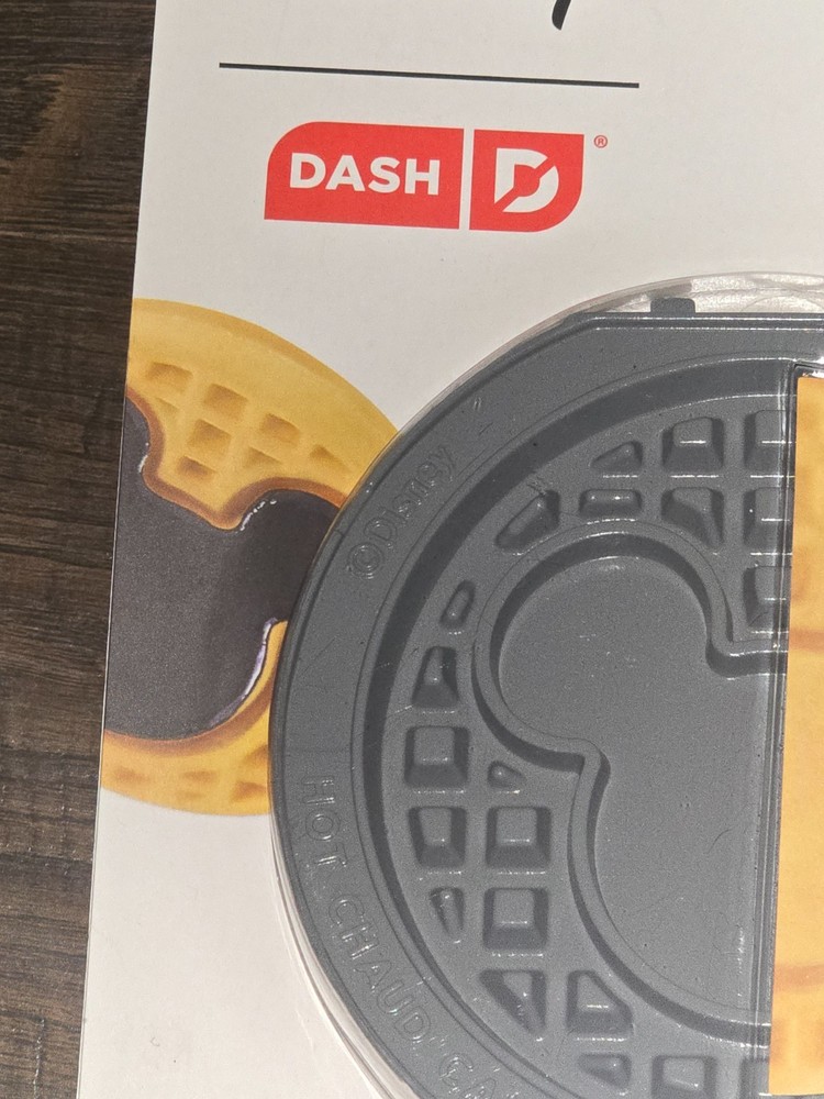 Disney Dash Mickey Mouse Removable Waffle Plates for Mini Maker Set New