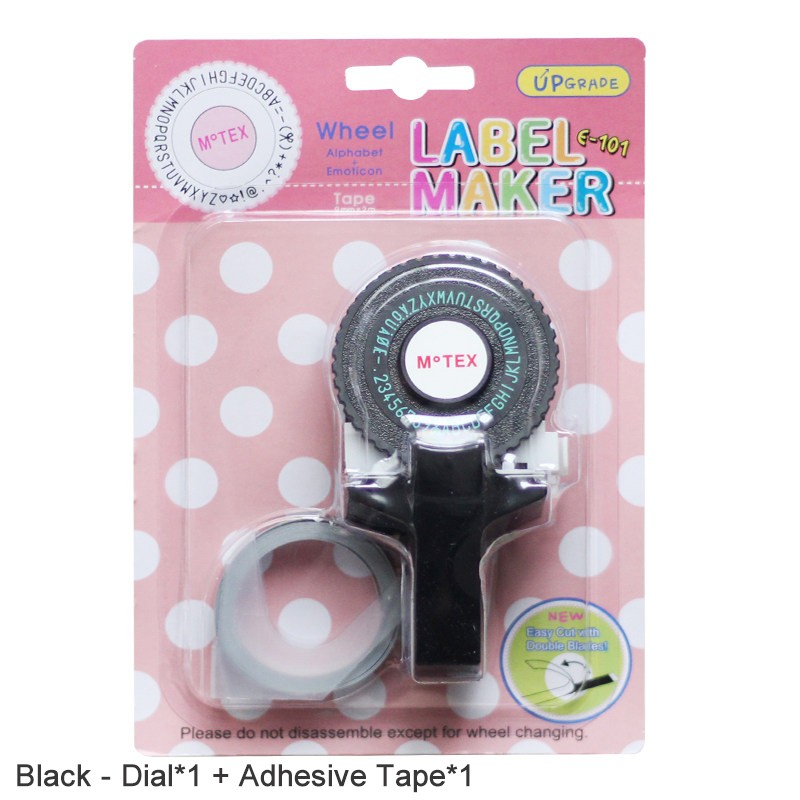 Manual Mini Embossing Label Maker Typewriter Printer DIY Machine with Free Tapes