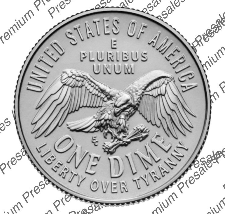 (2 COINS) 1776-2026 P&D SemiQ Emerging Liberty Dimes IN STOCK