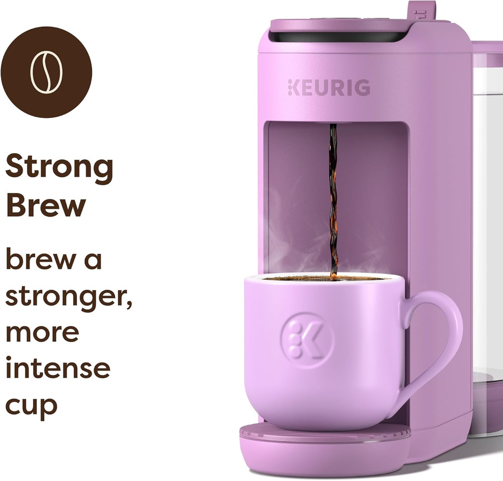 K-Mini Mate plus Single-Serve K-Cup Pod Coffee Maker, Compact, 3 Cup Sizes, Brew