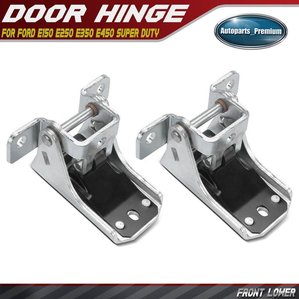 2Pcs Front LH & RH Lower Door Hinge for Ford E-150 E-250 E-350 E-450 Super Duty