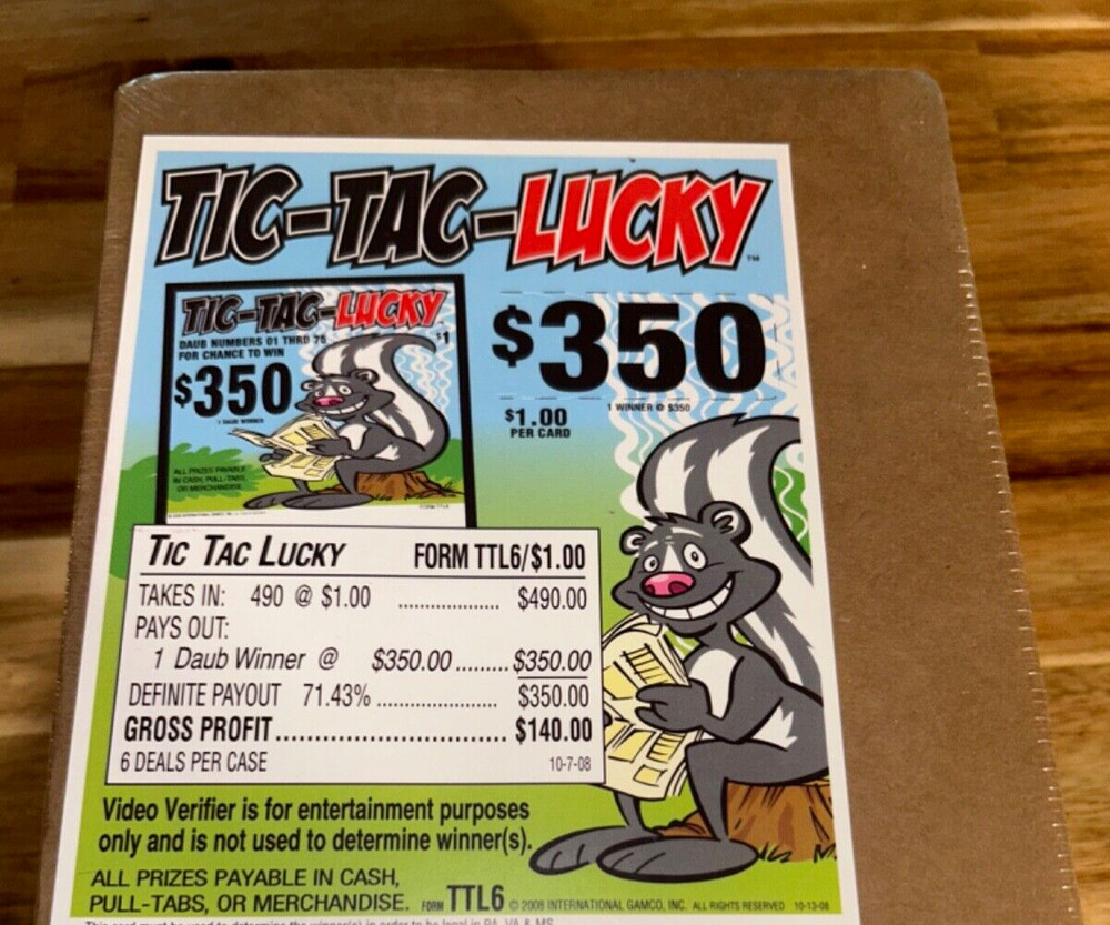 pull tabs board game