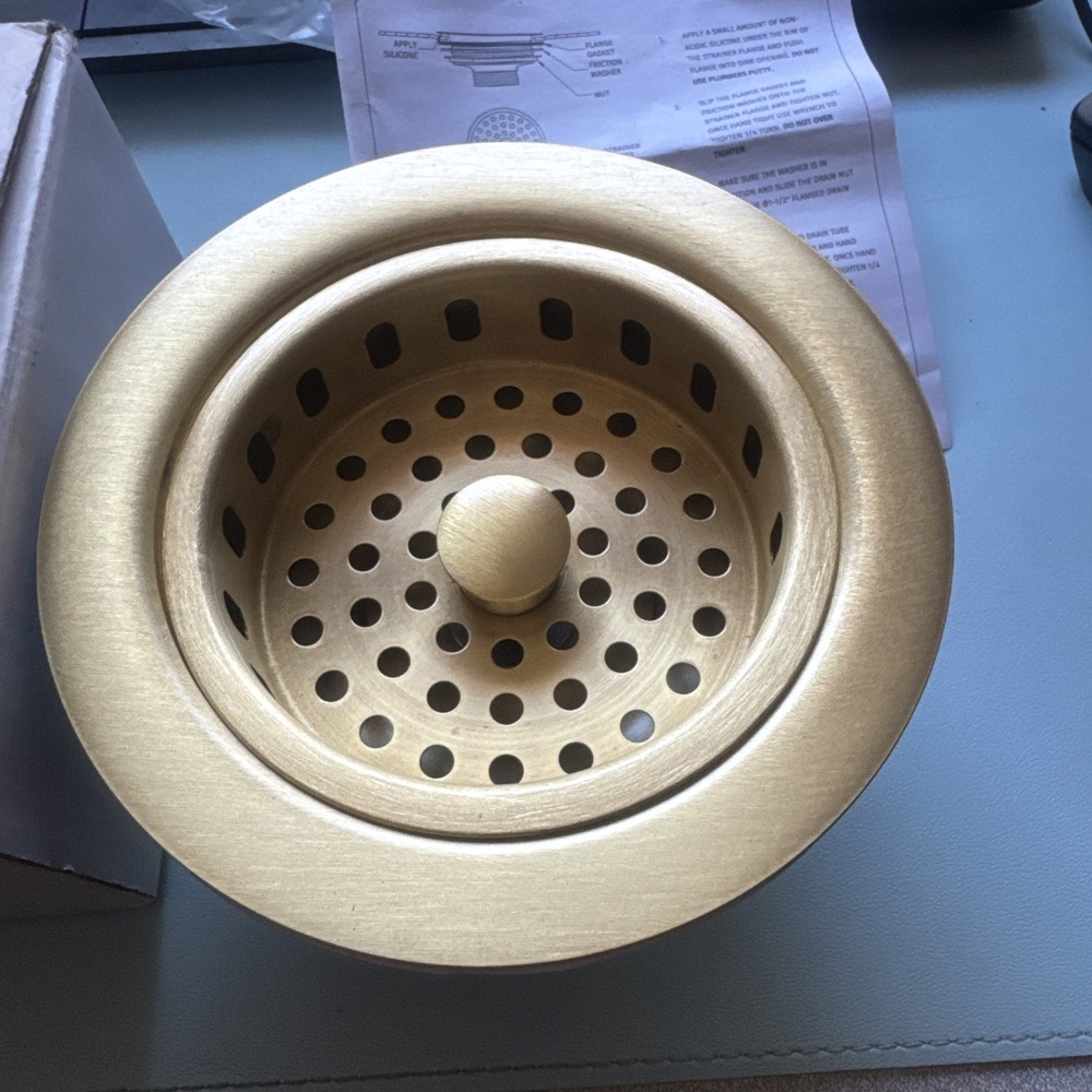 Mountain Plumbing Basket Strainer MT8799/SB