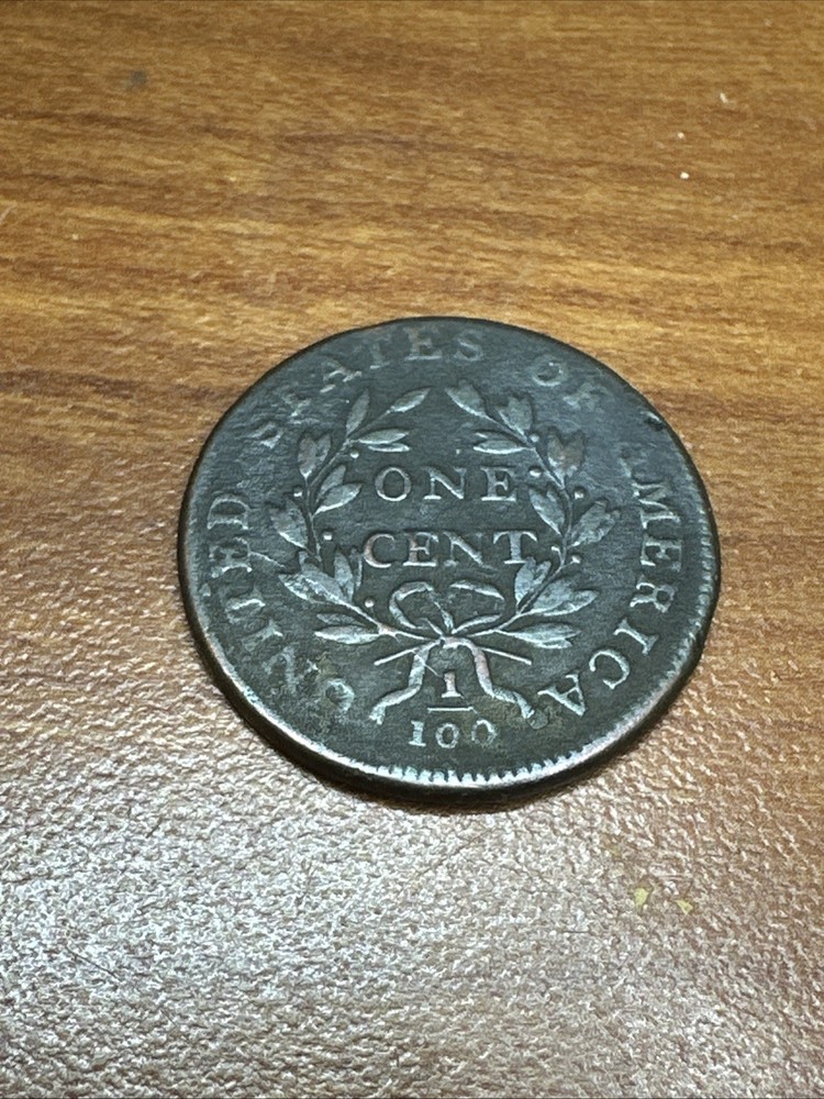 1798 Draped Bust Large Cent 1c 2nd Hairstyle