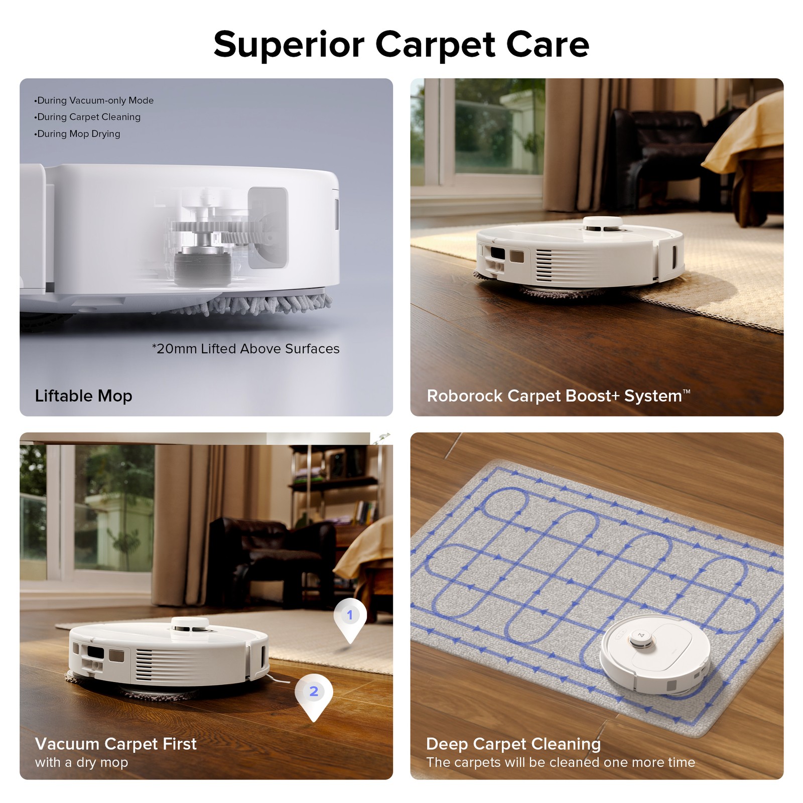 roborock Qrevo MaxV Vacuum Cleaner,Self-Washing & Drying - Certified Refurbished