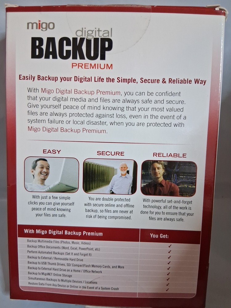 Migo Digital Backup Premium