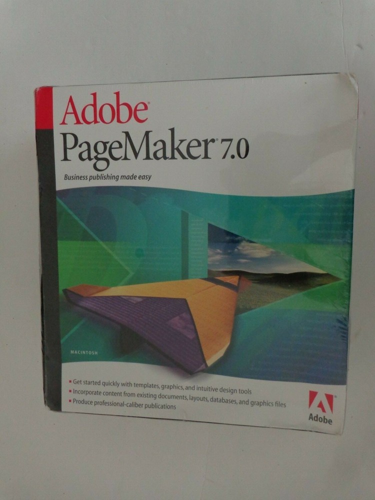 Adobe PageMaker 7.0 (Retail) (1 User/s) - Full Version for Mac 17530334