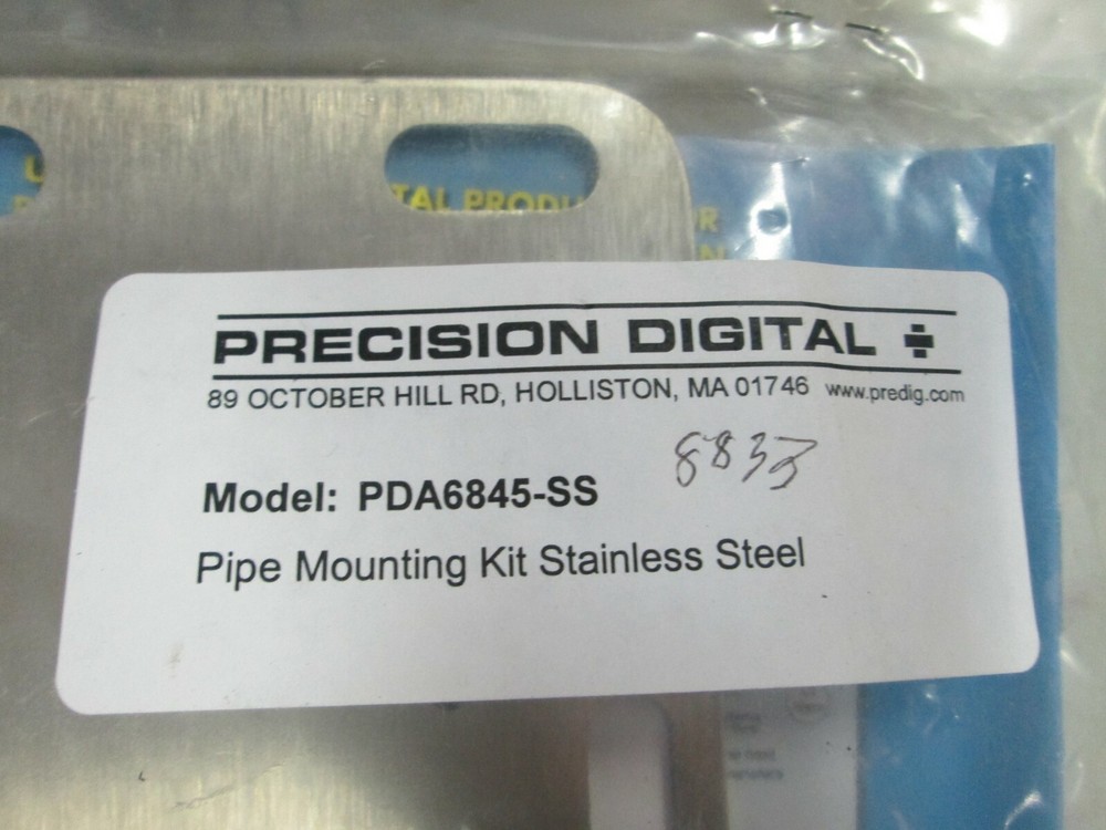 Precision Digital S/S Pipe Mounting Kit 2" PDA6845-SS (NIB)