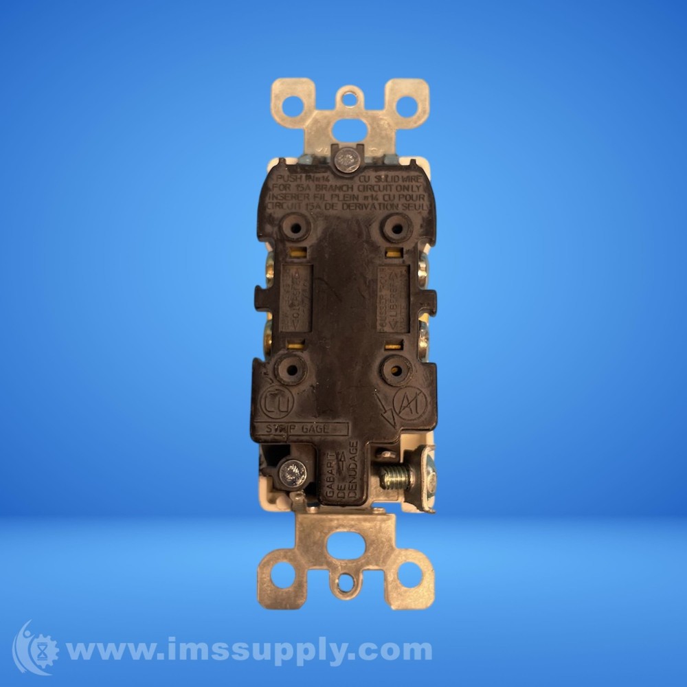 Leviton 15A Duplex Outlet FNIP