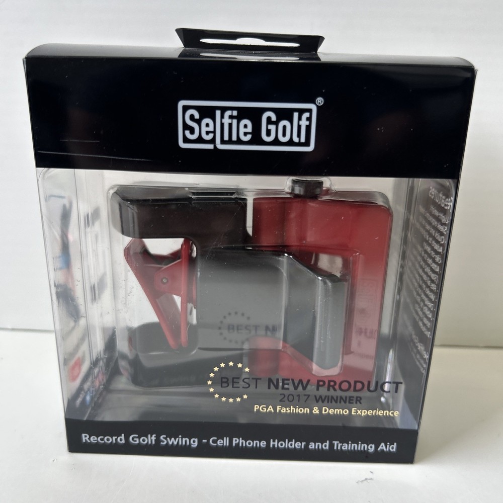 SelfieGOLF Record Golf Swing - Cell Phone Holder Golf Analyzer Accessories - NEW
