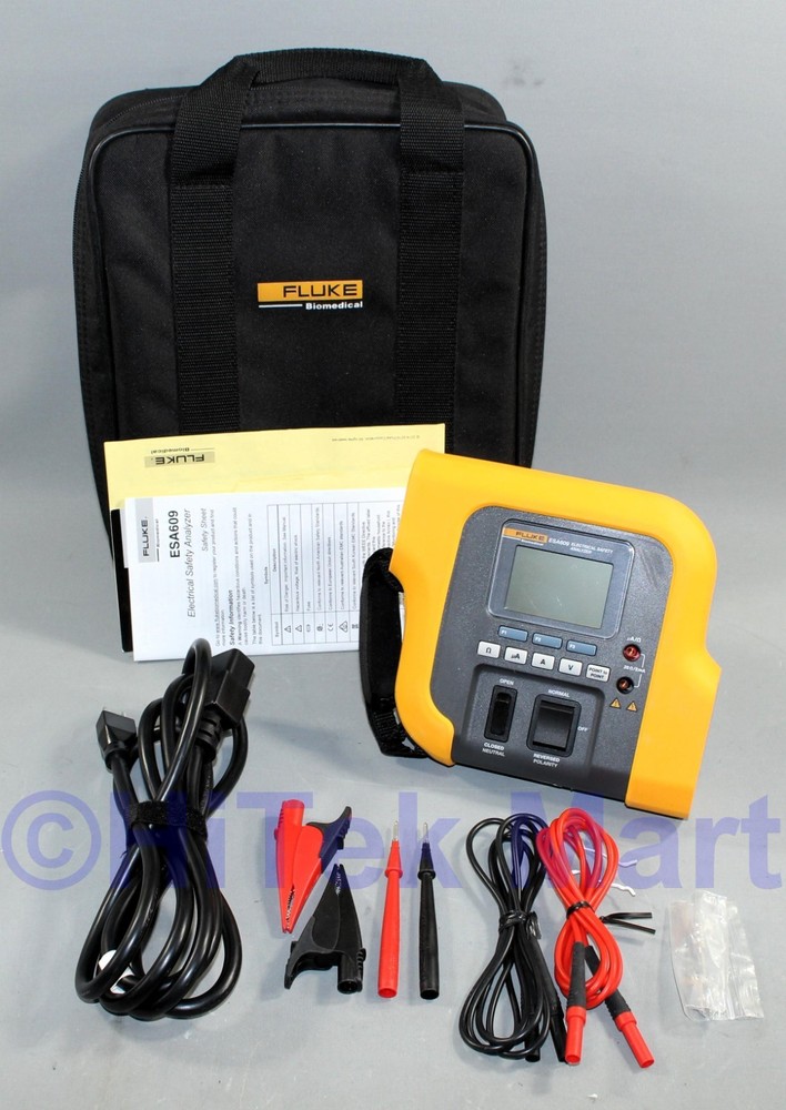 FLUKE BIOMEDICAL ESA609 ELECTRICAL SAFETY ANALYZER PORTABLE METER
